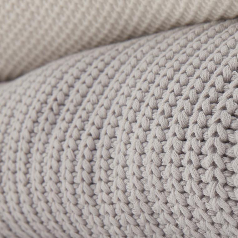 ORGANIC CHUNKY RIB KNITTED THROW - Image 3