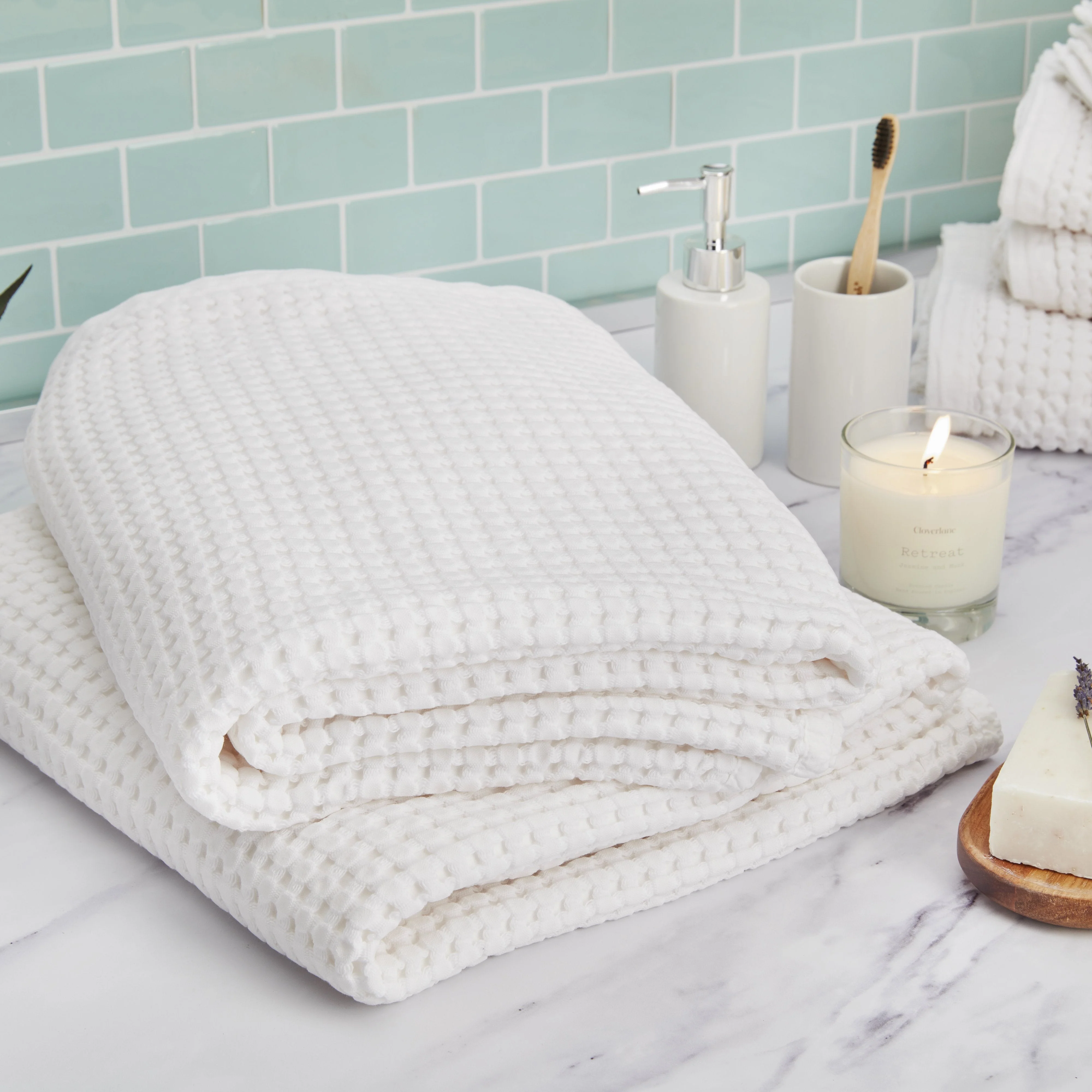 Waffle Bath Sheet